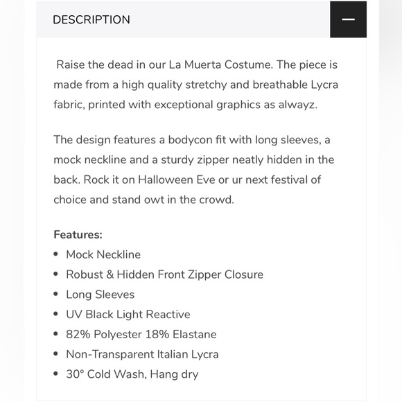 By Badinka, great for Halloween or Festival’s. Large - Picture 5 of 7